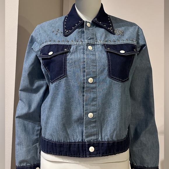 Vintage color-block embellished rodeo jacket. - Picture 2 of 10